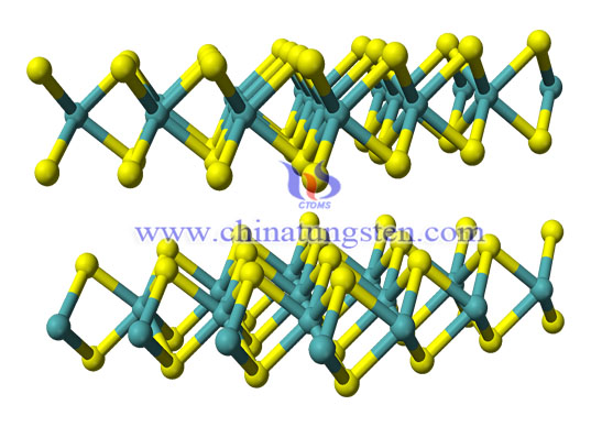 tungsten disulfide structure image